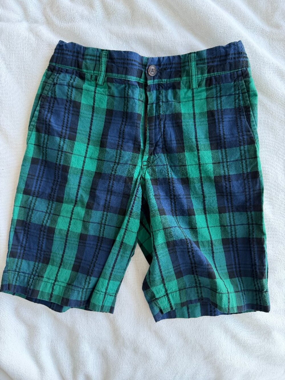 Boys Polo Ralph Lauren Plaid Bermuda Shorts